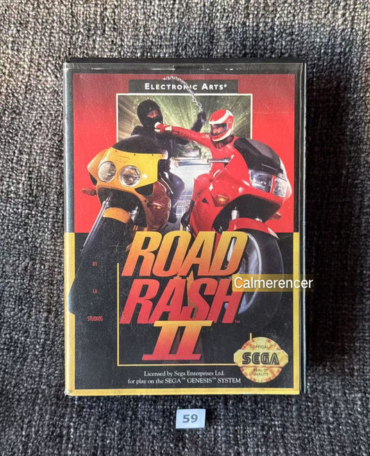 Road Rash 2 Game - Sega Master System /Genesis