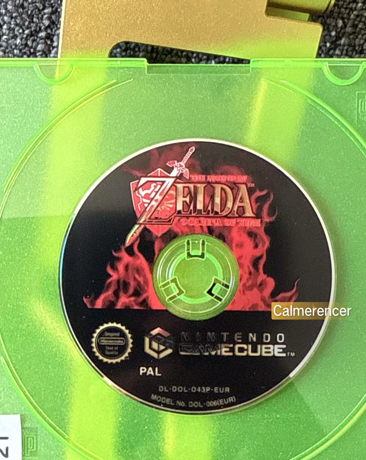 The Legend Of Zelda Ocarina Of Time Loose Disk Game - Nintendo Gamecube - Pal Version