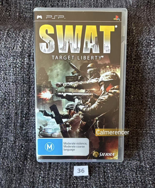 Swat Target Liberty PSP Game - PlayStation Portable