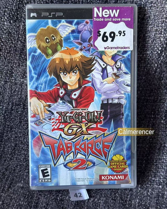Yu-Gi-Oh! GX Tag Force 2 PSP Game with Cards  Excellent condition - PlayStation Portable