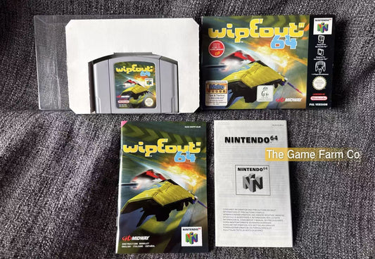 Wipeout 64 Game Boxed - Nintendo 64 / N64 - Pal Version
