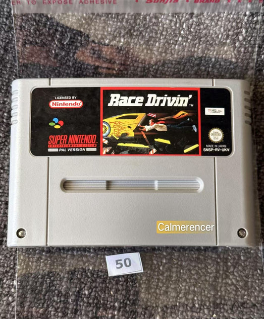 Race Drivin - Super Nintendo (Snes) Game