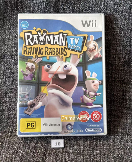 Rayman TV Party Raving Rabbids -  Nintendo Wii game