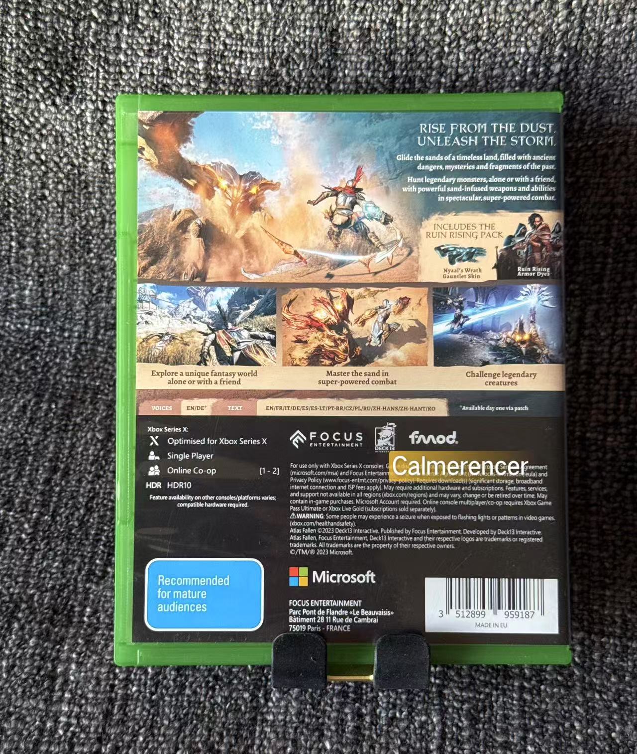 Atlas Fallen Game- Brand New & unused - Microsoft Xbox One