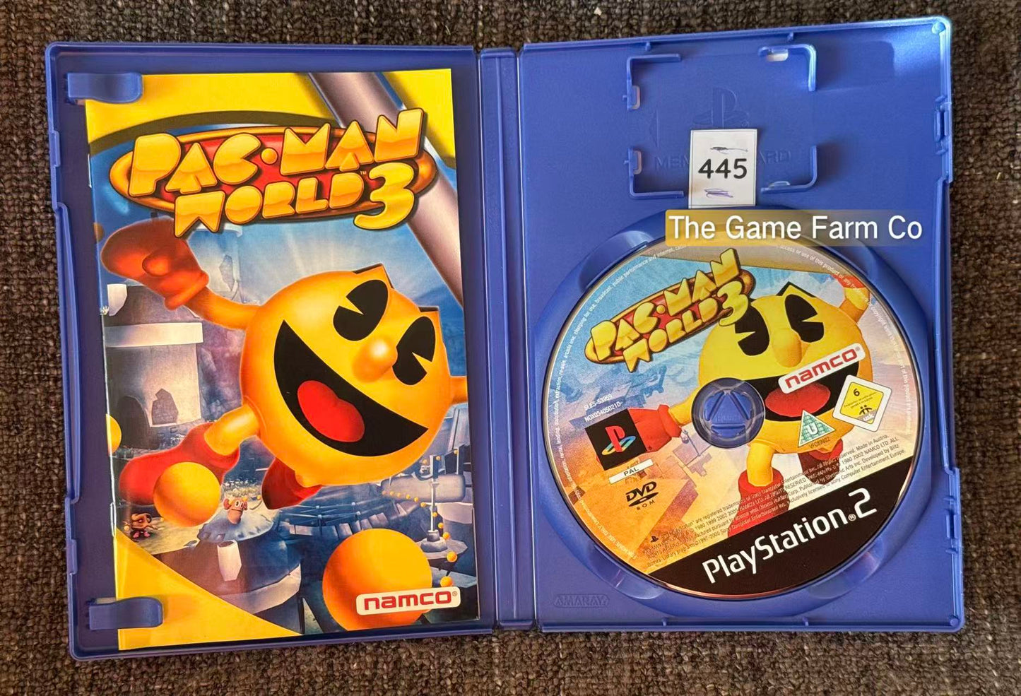 Pac-Man World 3 PS2 Physical Game CIB PAL Tested Used