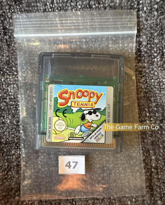 Snoopy Tennis Game - Nintendo Gameboy Color