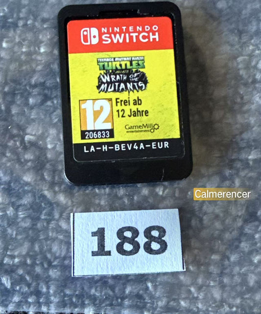 Teenage Mutant Ninja Turtles Arcade Wrath of the Mutants  (Loose - no case)Switch Game - Nintendo Switch