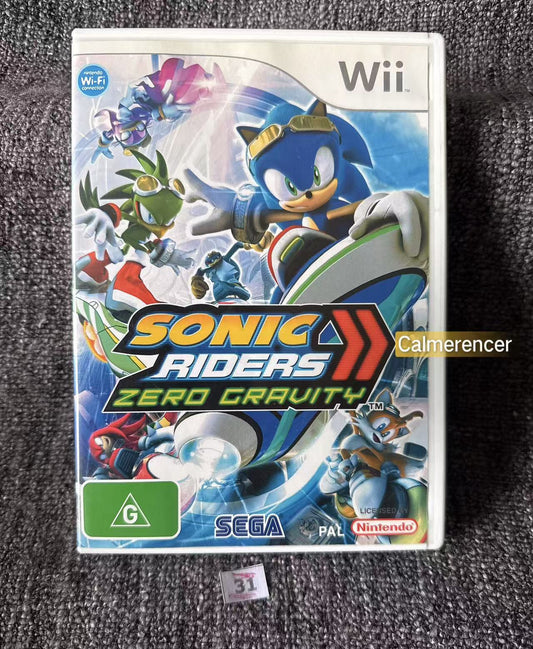 Sonic Riders: Zero Gravity  Mint like condition-  Nintendo Wii game