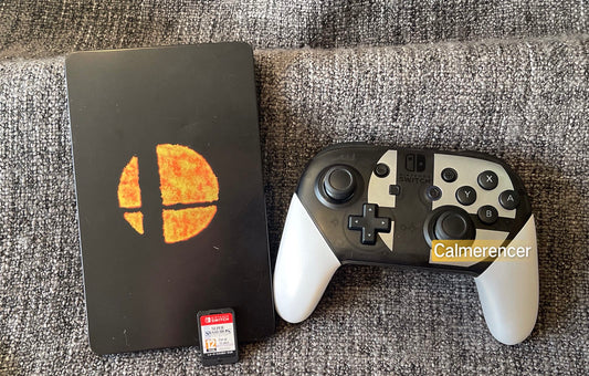Super Smash Bros Ultimate Limited Edition Steel Case and Controller Game - Nintendo Switch