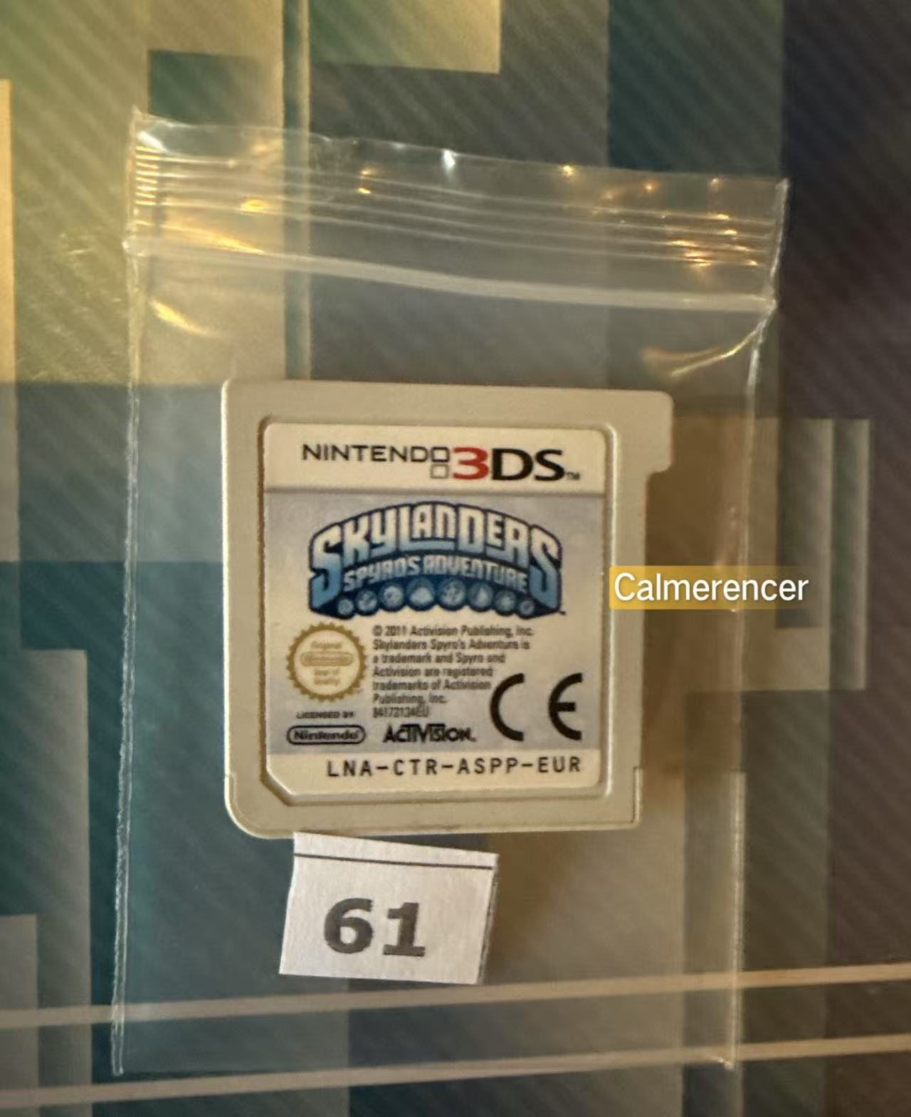 Skylanders Spyros Adventure Game - No case Nintendo 3DS