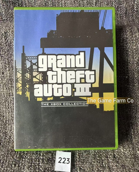 Grand Theft Auto III 3 Game Microsoft Xbox Original