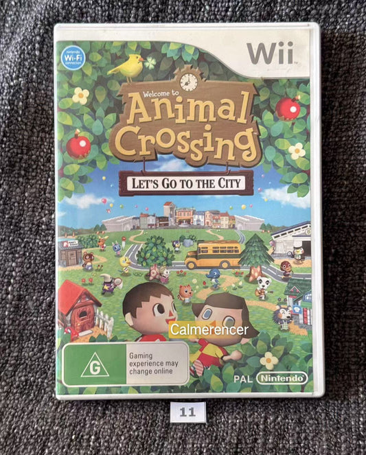 Animal Crossing Lets Go To The City -  Nintendo Wii game