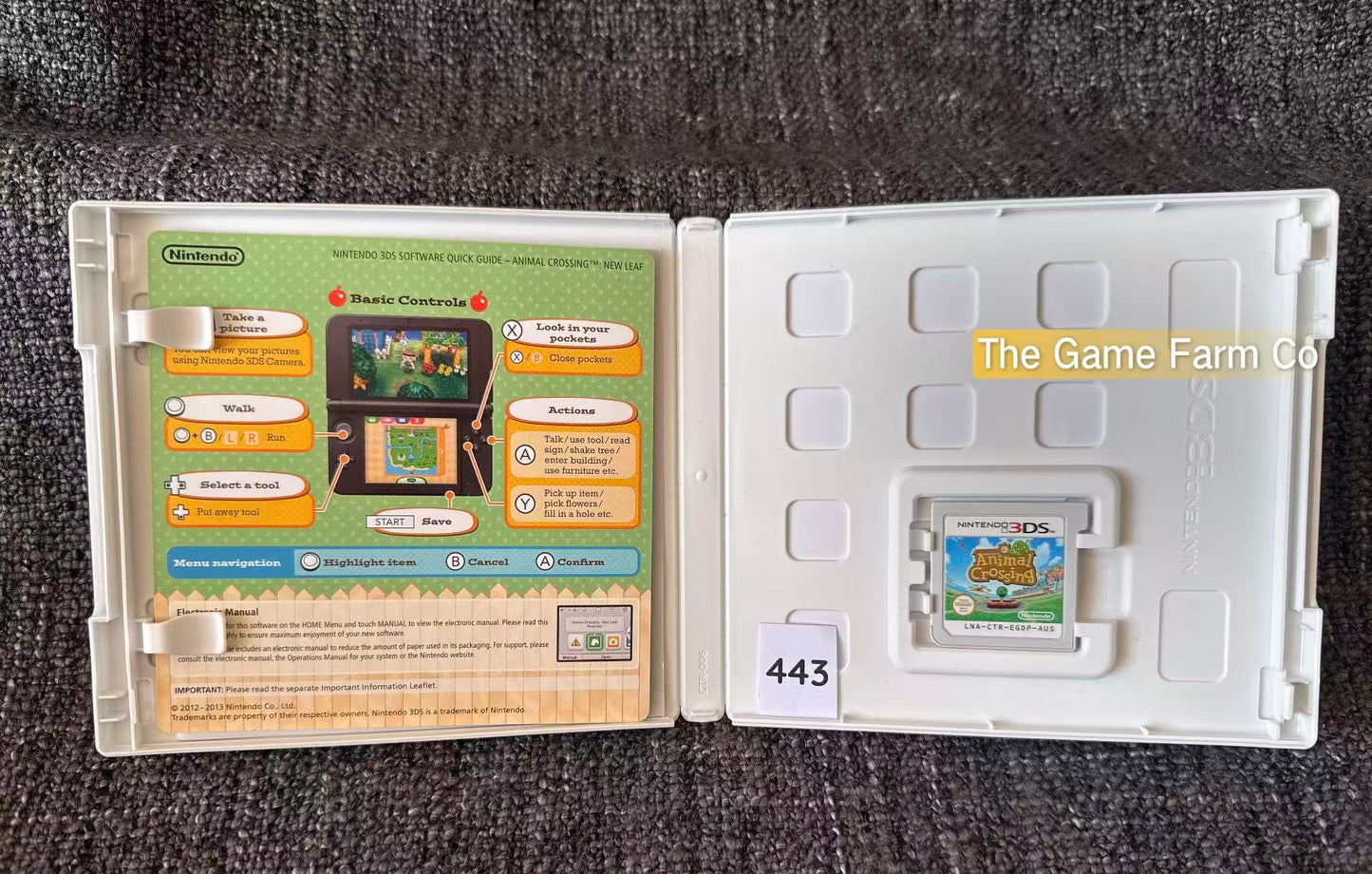 Animal Crossing New Leaf Nintendo 3DS Physical Game CIB PAL Tested Used