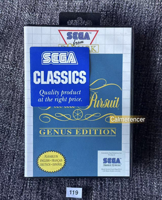 Trivial Pursuit In excellent condition Game - Sega Master System