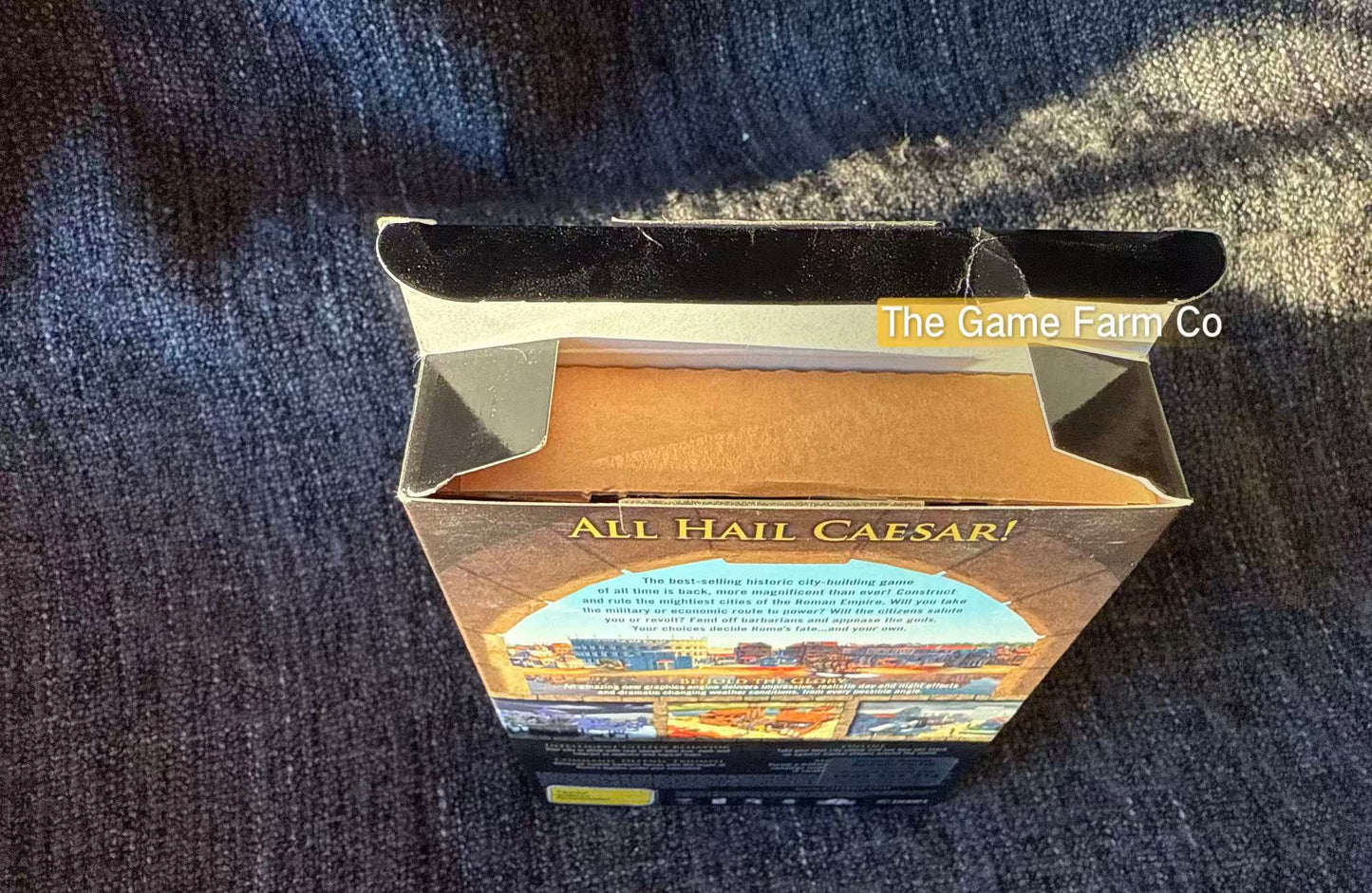 Caesar IV PC Big Box Complete CIB Untested Vintage Retro PC Game