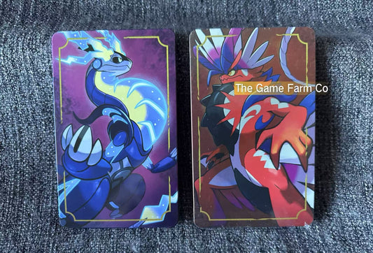 Pokemon Violet and Scarlet (Sealed) Steel Cases - NO GAMES -Switch Game - Nintendo Switch