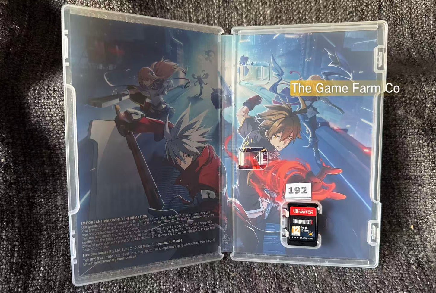 BlazBlue Entropy Effect X Deluxe Edition (Nintendo Switch, 2026) Complete Box CIB PAL
