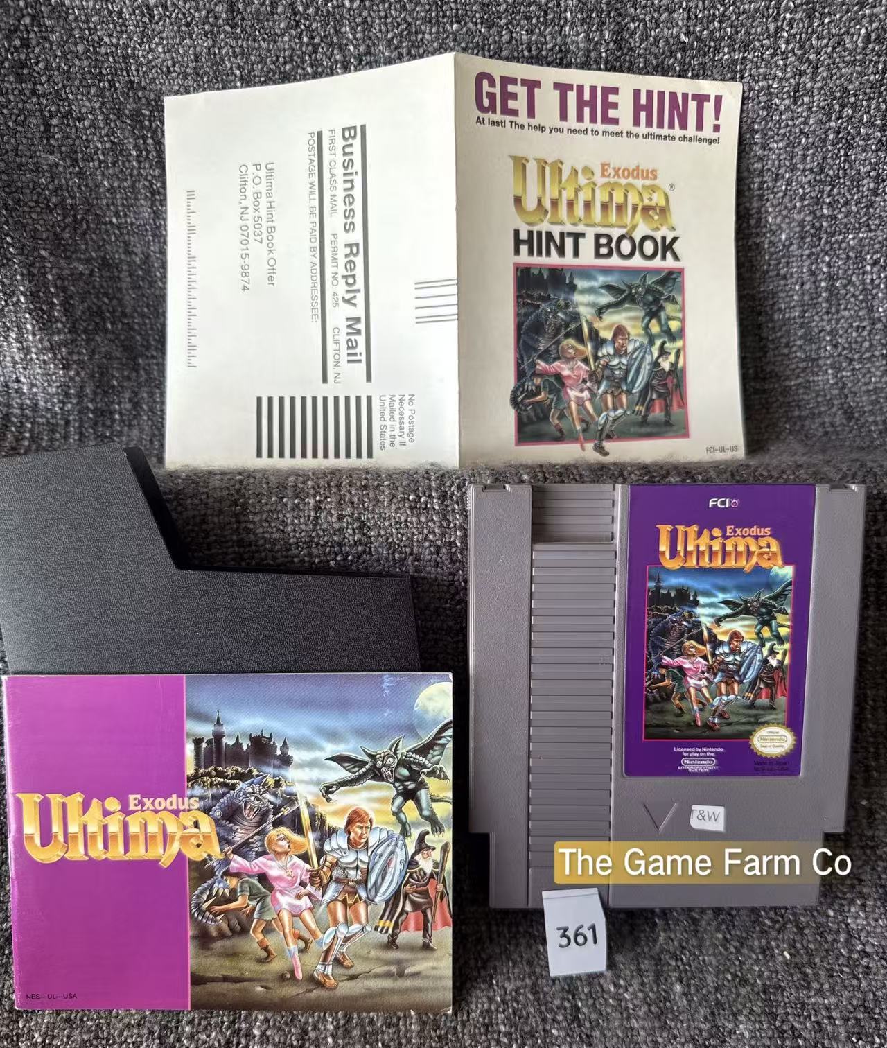 Exodus Ultimate Game - Nes - Nintendo / Entertainment System - NTCS American Version