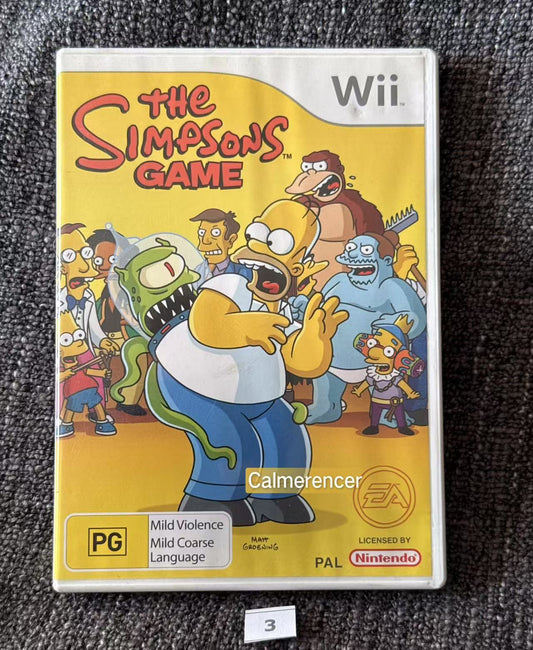 The Simpsons -  Nintendo Wii game