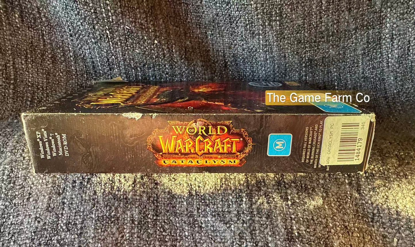 World of Warcraft Cataclysm Expansion Set PC Big Box Complete CIB