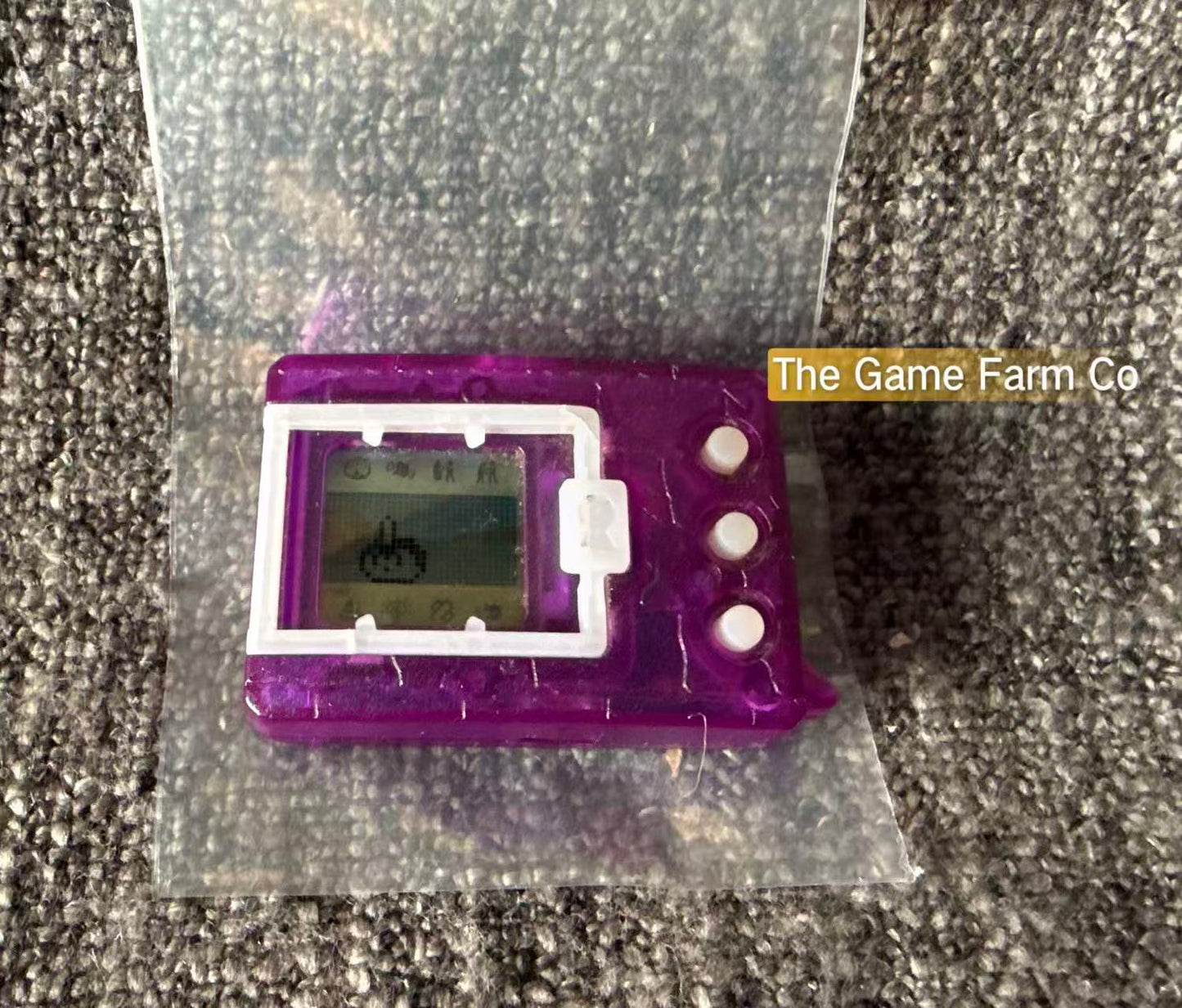 Vintage 1997 Bandai Digimon Version 6 Purple V-Pet Original Digital Monster Tested Working Loose