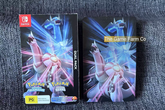 Pokémon Brilliant Diamond and Pokémon Shining Pearl Dual Pack + Unused 100x 2 Pokeball codes and steel case Switch Game - Nintendo Switch