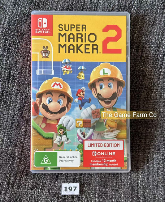 Super Mario Maker 2 Game - Nintendo Switch