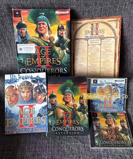 Age of Empires 2  The Conquerors Expansion pack - PC - CD ROM - Big Box