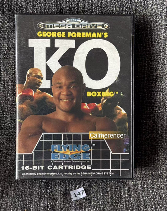 George Formans KO Boxing - No manual  - Game - Sega Mega Drive