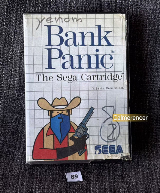 Bank Panic Game - No manual - Sega Master System