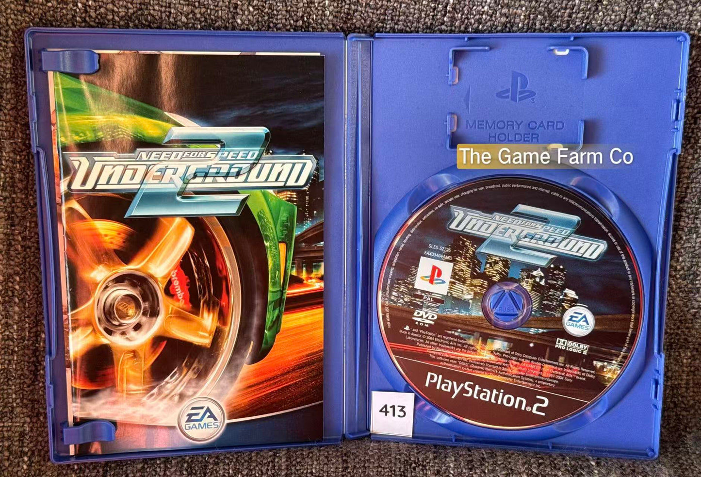 Need for Speed Underground 2 PS2 Physical Game CIB PAL Tested Used