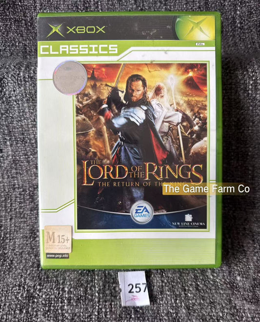Lord Of The Rings The Return Of The King Game Microsoft Xbox Original