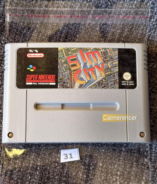 Sim City - Super Nintendo (Snes) Game