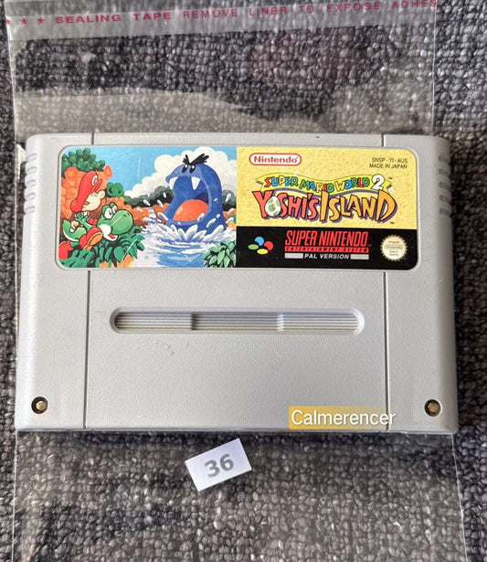 Super Mario World 2 Yoshis Island - Super Nintendo (Snes) Game