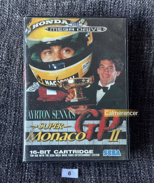 Ayrton Sienna's Super Monaco GP II 2 - Game - Sega Mega Drive