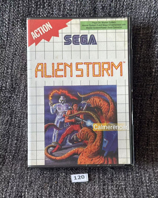 Alien Storm -No manual Game - Sega Master System