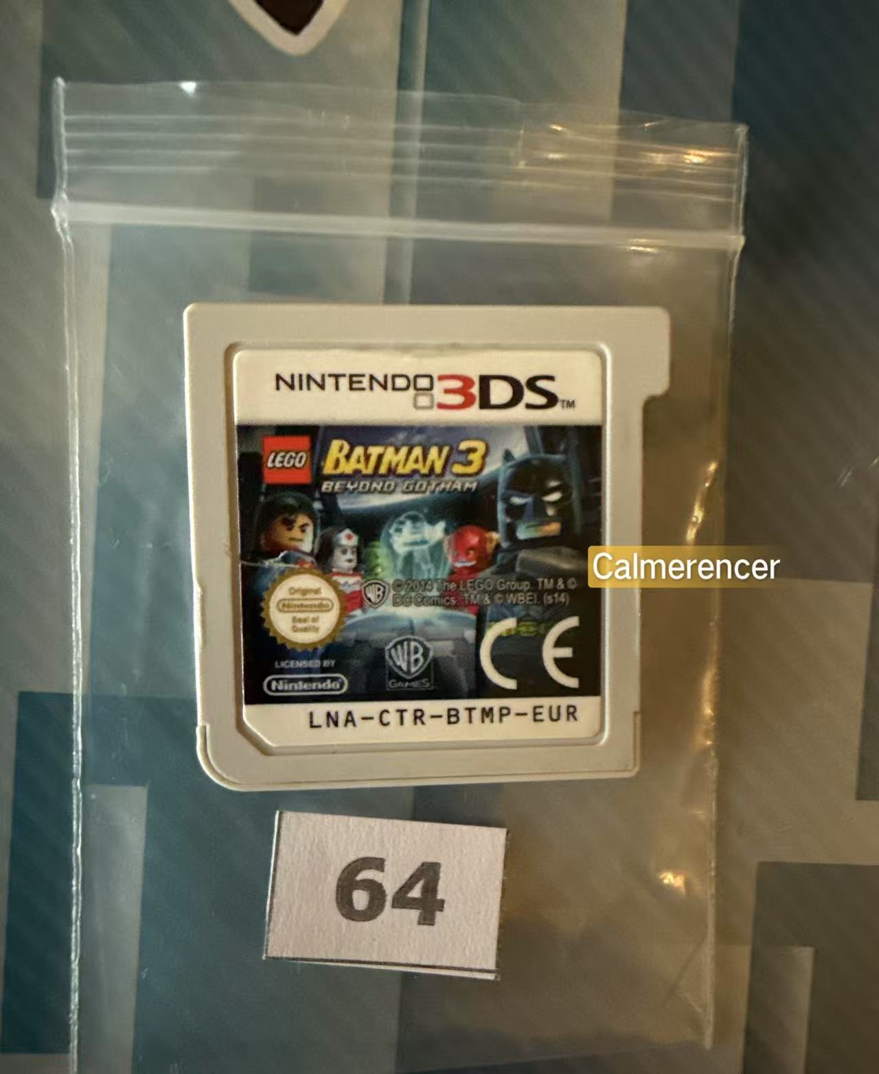 Lego Batman 3 Beyond Gotham Game - No case Nintendo 3DS