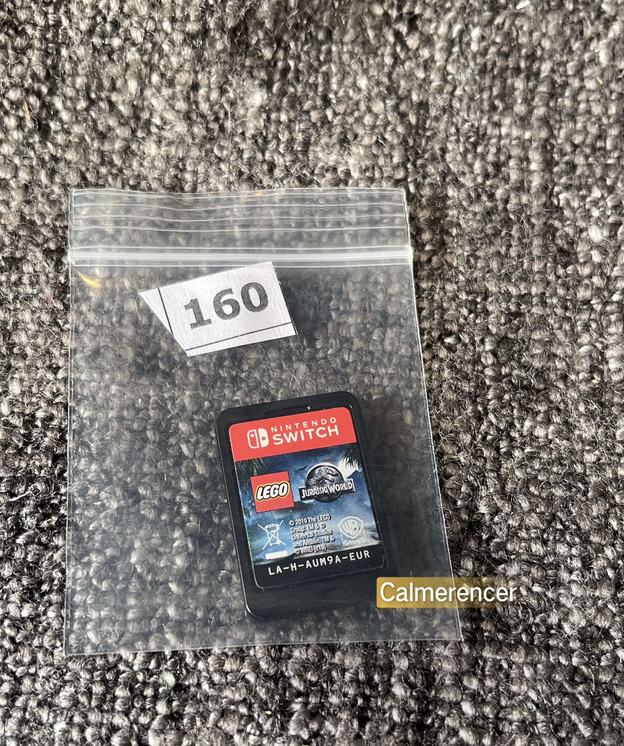 Lego Jurassic World  Loose Game (No case)  - Nintendo Switch