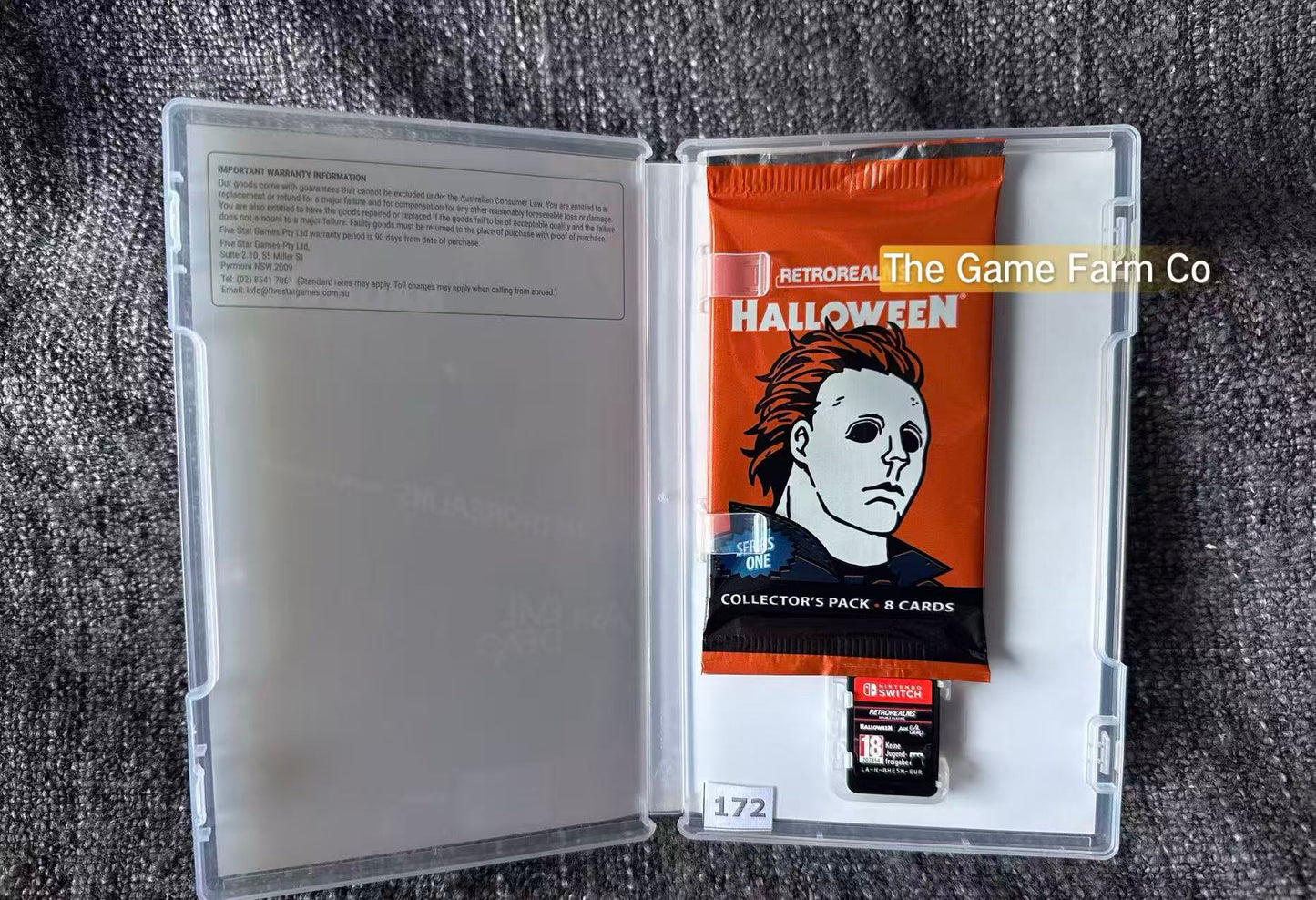RetroRealms: Halloween (Nintendo Switch) Brand New Physical Cartridge PAL