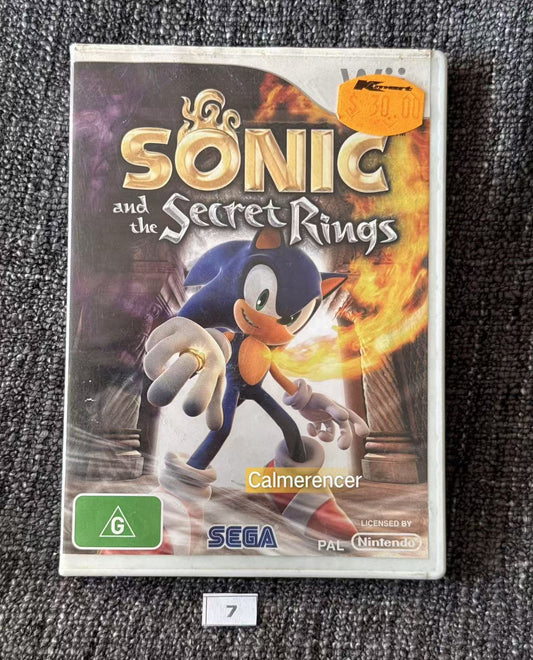Sonic And The Secret Rings - Nintendo Wii game