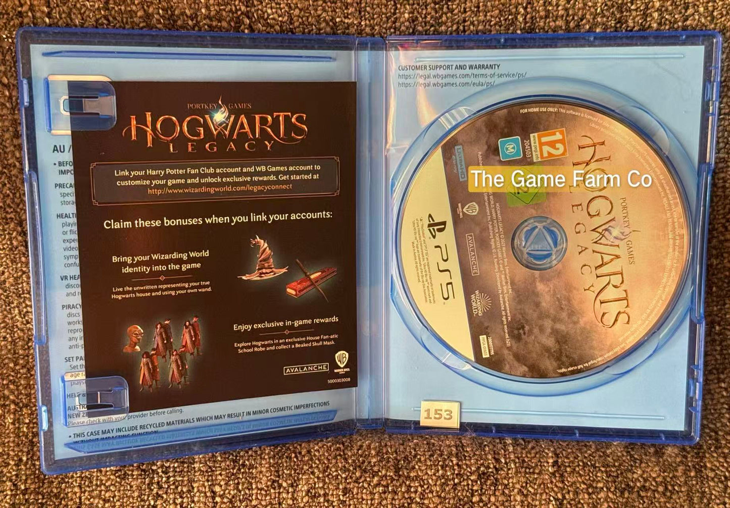 Hogwarts Legacy Sony PlayStation 5 Complete PAL Tested Used