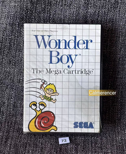 Wonder Boy No manual Game - Sega Master System