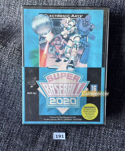 Super Baseball 2020 - No manual - Game - Sega Mega Drive