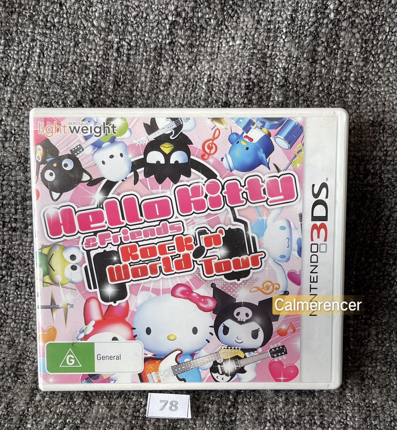 Hello Kitty Friends Rock N World Tour Game Nintendo 3DS The hello-kitty-friends-rock-n-world-tour-game-nintendo-3ds-the