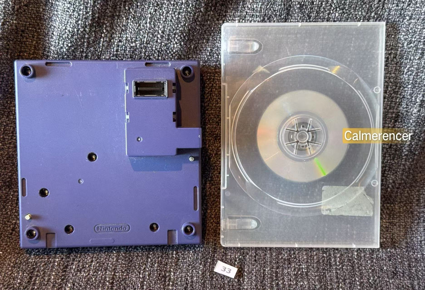 Gameboy player and disc - Nintendo Gamecube - Pal Version