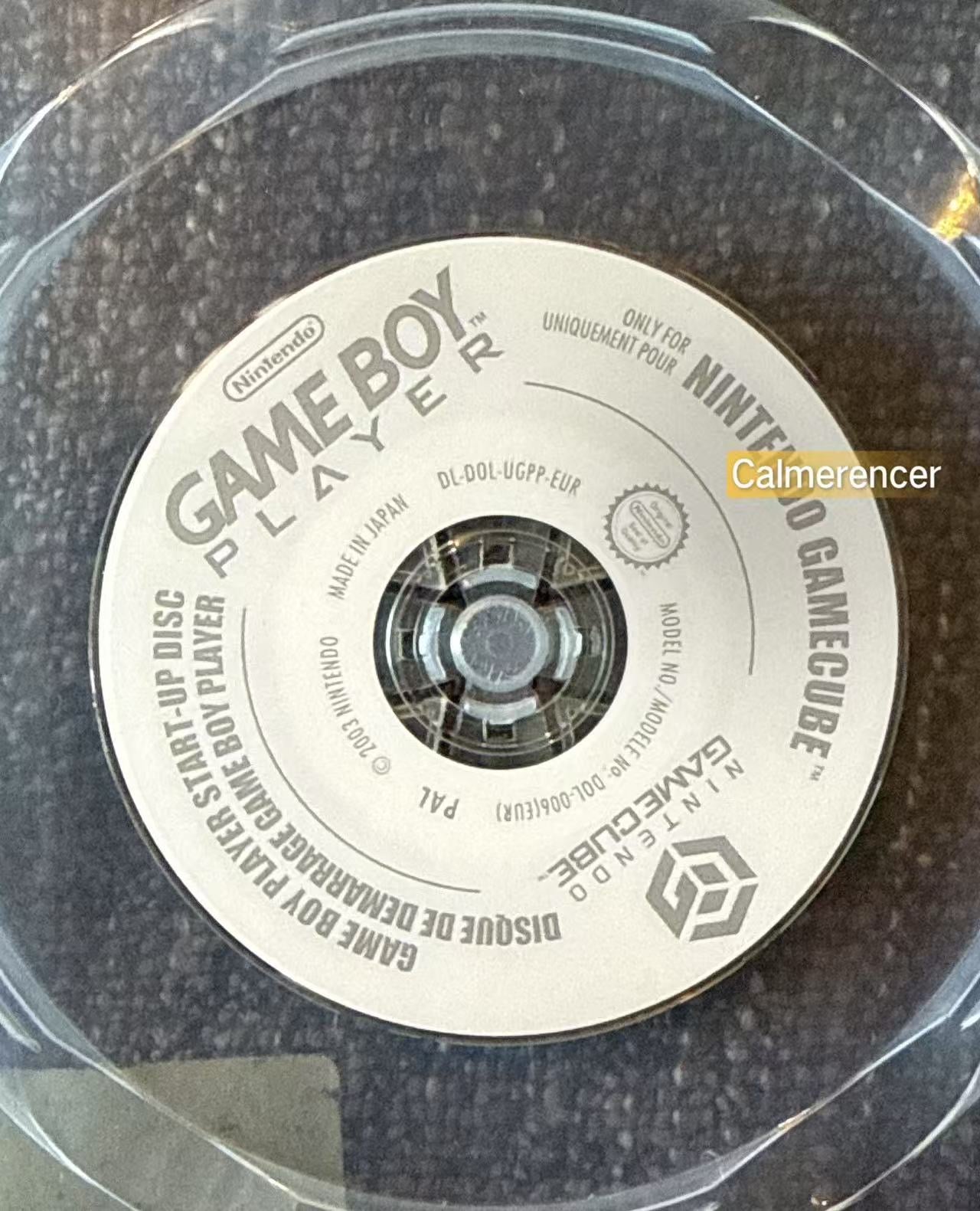 Gameboy player and disc - Nintendo Gamecube - Pal Version