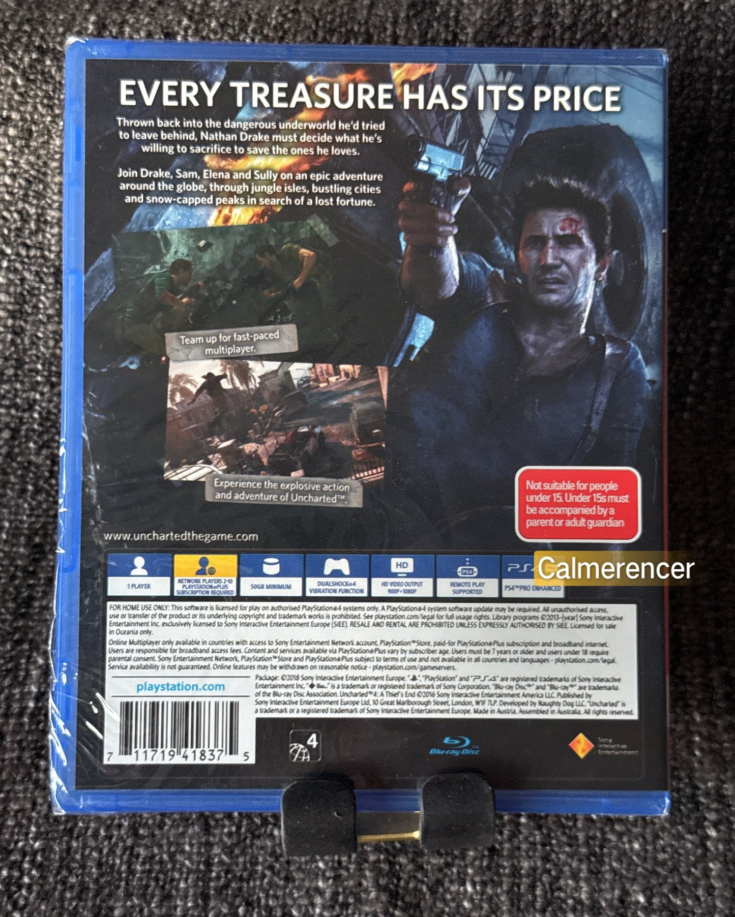 Uncharted 4 A Thiefs End - Brand New & Sealed Sony Playstation 4 (PS4) Game