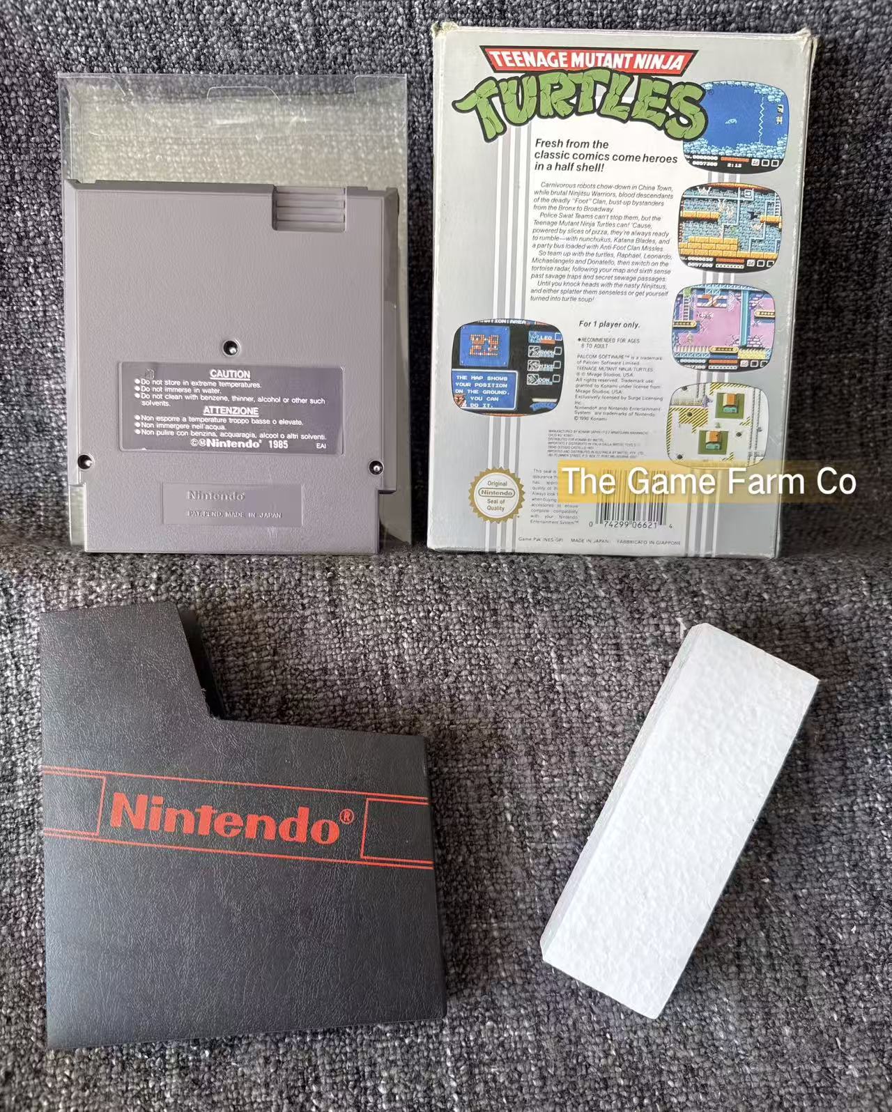 Teenage Mutant Ninja Turtles Boxed Game - Nes - Nintendo / Entertainment System - Pal Version