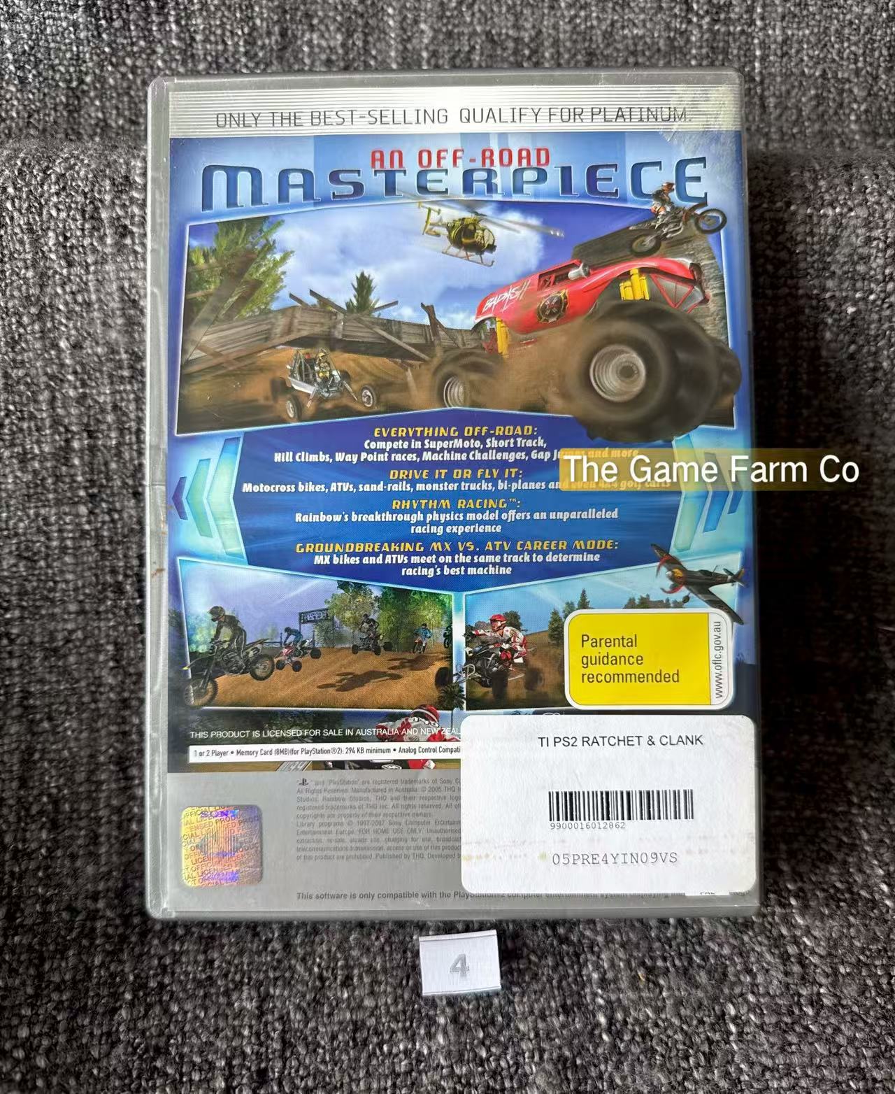 Mx Vs Atv Unleashed Game- Sony PlayStation 2 (PS2)