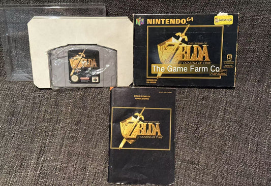 The Legend of Zelda Ocarina of Time Game Boxed - Nintendo 64 / N64 - Pal Version